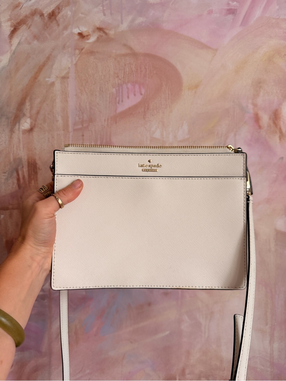 kate spade Cream Crossbody Bag